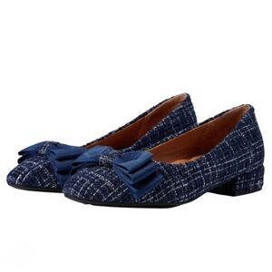 Gentle Souls by Kenneth Cole Blue Tweed Atlas Shoes 7.5